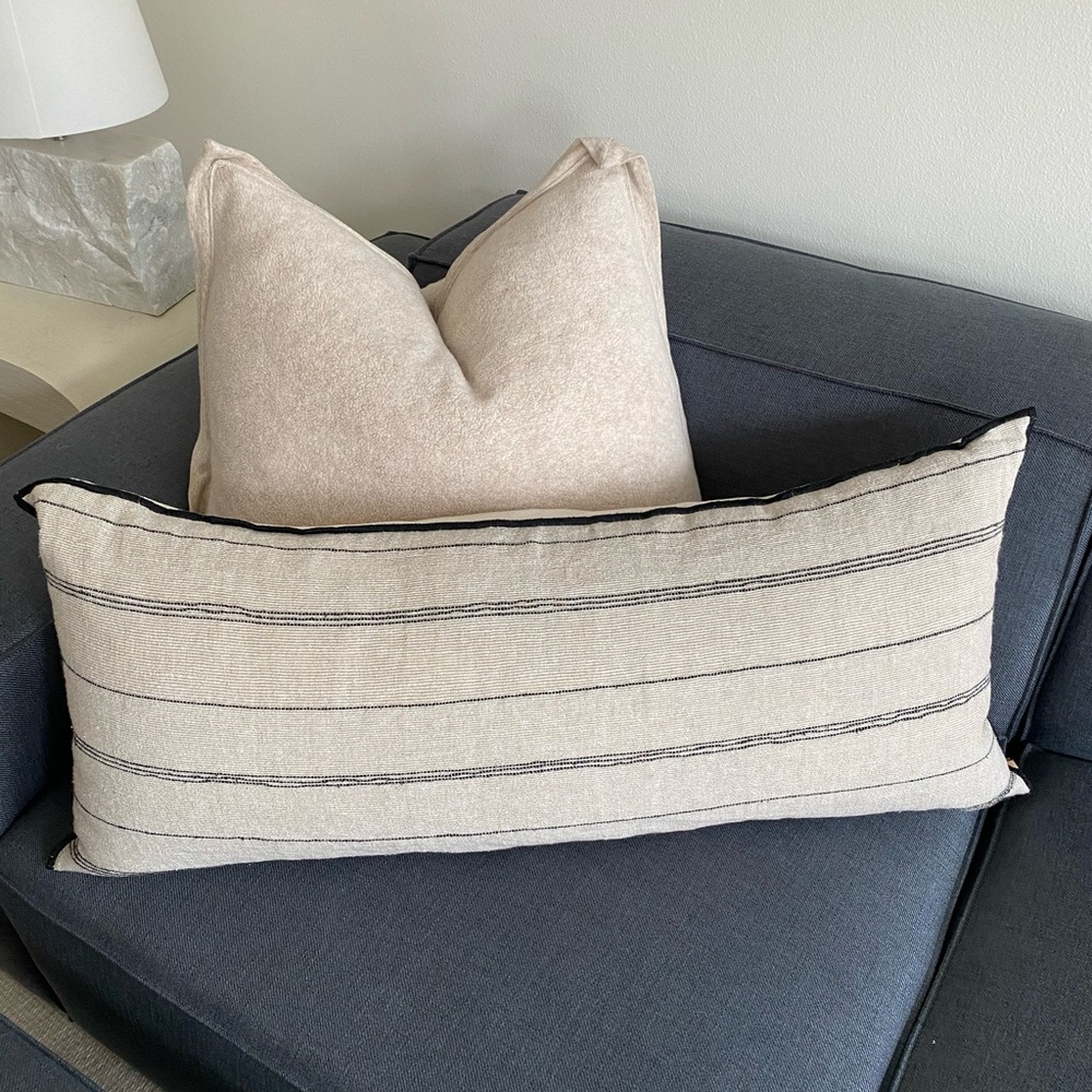 Crate&Barrel Arctic Ivory Pillow Cover